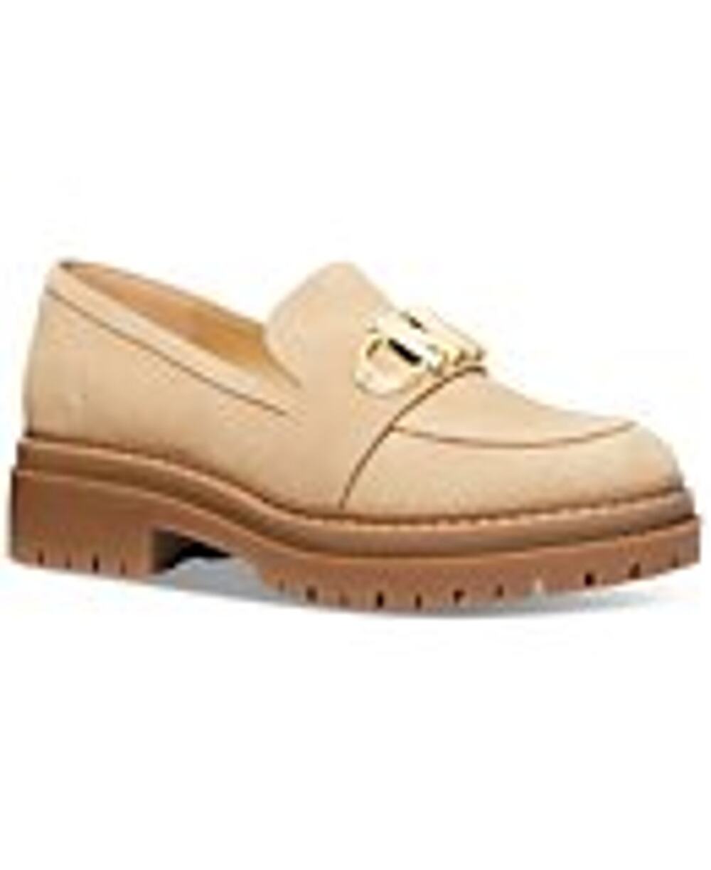 Michael Michael Kors Women's Parker Lug Loafers Size 8 Camel NEW
